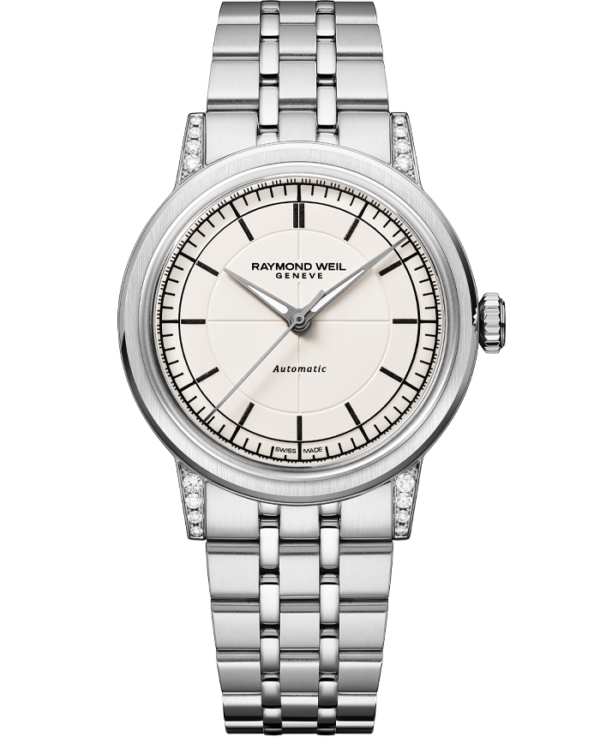 Raymond Weil MILLESIME Automatique Cadran crème et diamants, 35mm