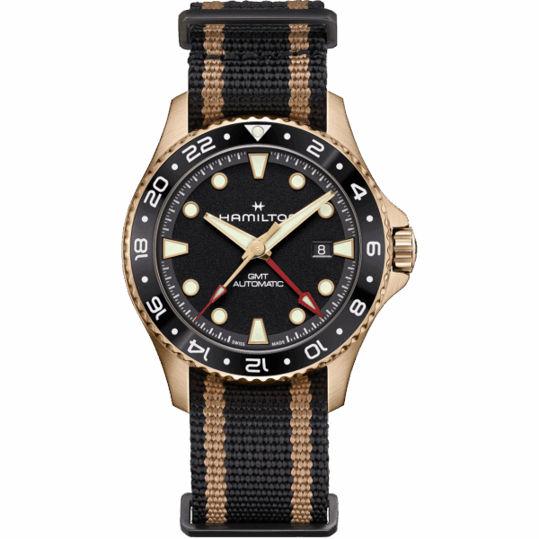 Hamilton Khaki Navy Scuba automatic GMT 43mm bronze