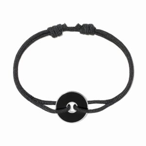 Dinh Van Bracelet cordon Pi Black & White