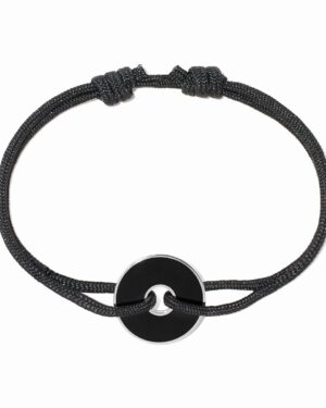 Dinh Van Bracelet cordon Pi Black & White