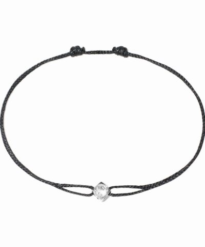 Dinh Van Bracelet cordon Le Cube Diamant