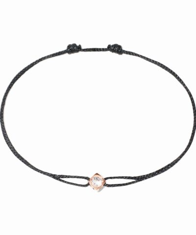 Dinh Van Bracelet cordon Le Cube Diamant